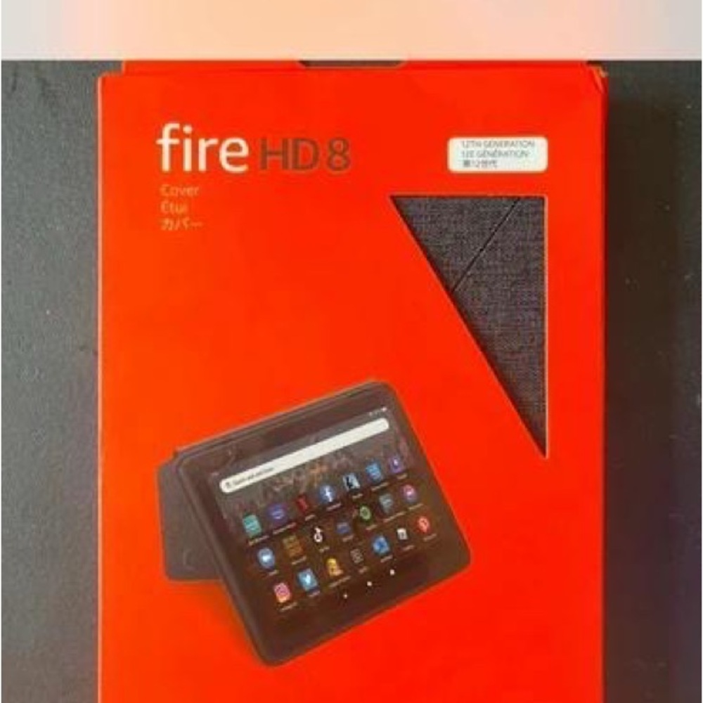 Amazon Fire HD 8 Tablet Case - Red and Black